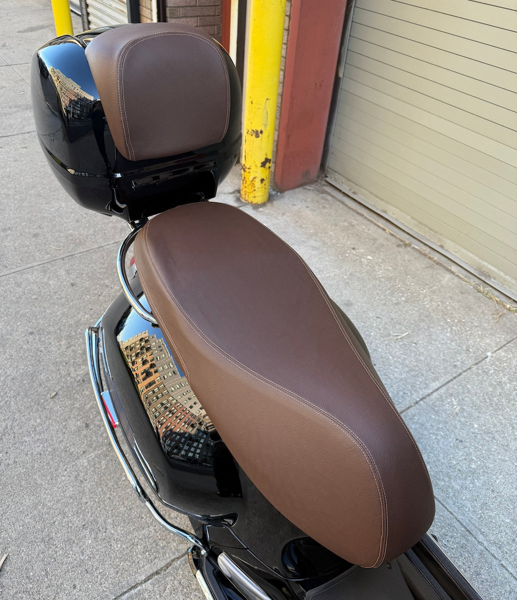 2024 Vespa GTS seat cover, USA made by Cheeky Seats