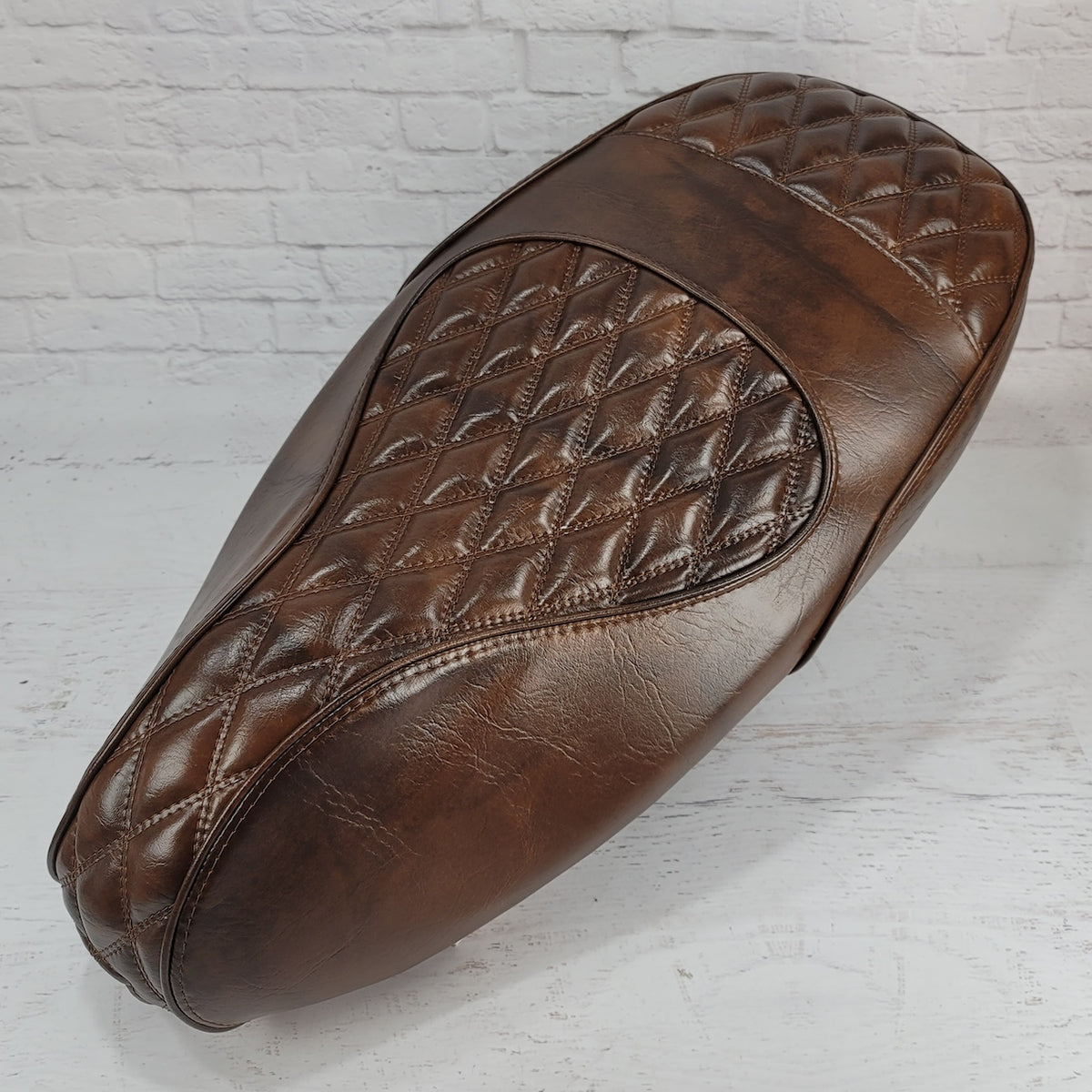 Vespa Sprint / Primavera 50 - 150 Diamond Brown Seat Cover by Cheeky Seats