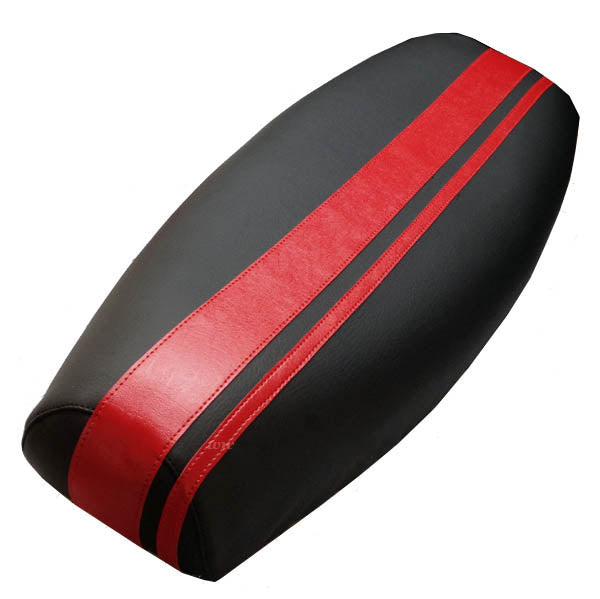 Dual Red Racing Stripes Genuine Stella Seat Cover