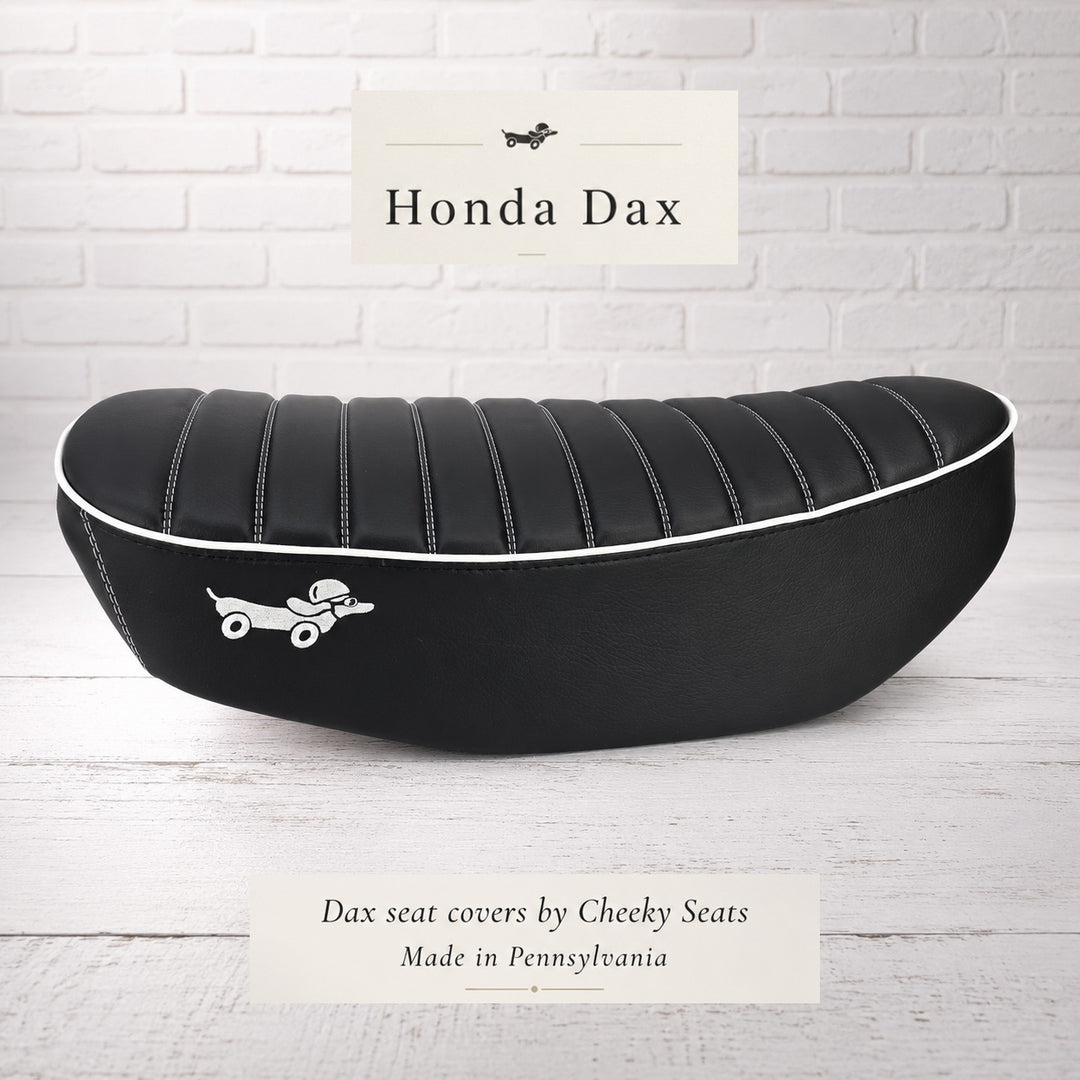 Honda DAX 125 Seat Cover 2024 - 2026 Alcantara® Rayas