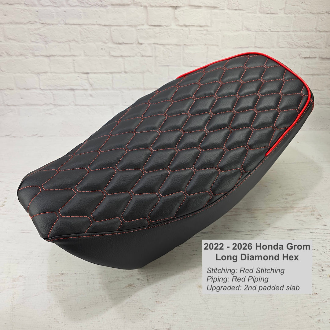 Workshop Extras - 2022–2026 Honda Grom Seat Covers - Same Day Shipping