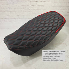 Workshop Extras - 2022–2026 Honda Grom Seat Covers - Same Day Shipping