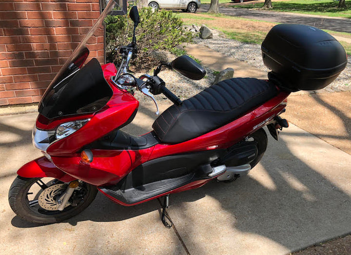 READY TO SHIP!  2010 - 2013 Honda PCX Padded Seat Cover - Lose the Hump!