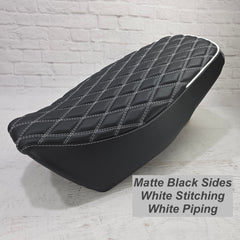 Ready to Ship! 2022-26 Honda Grom Diamond Seat Cover with Piping