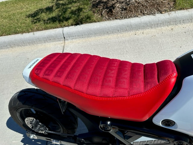 2022 - 2025 RED BRIDE Honda Grom Seat Cover Padded Tuck and Roll MSX125