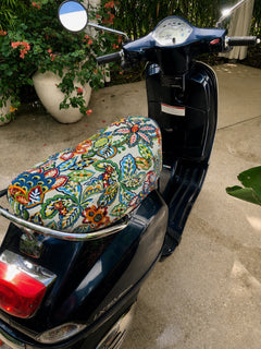Folk Scandi Vespa Seat Cover - ET · LX · Sprint · Primavera