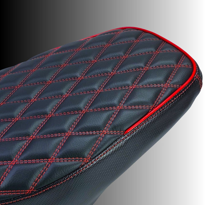 READY TO SHIP! 2022 - 2026 Honda Grom Double Diamond Seat Cover with Piping