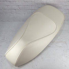 Vespa GTS 250 300 Seat Cover Vanilla Cream with Piping