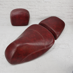 Vespa GTV Oxblood Burgundy Seat Cover with French Seams