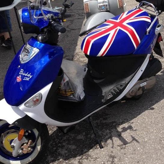 Genuine Buddy Union Jack Seat Cover