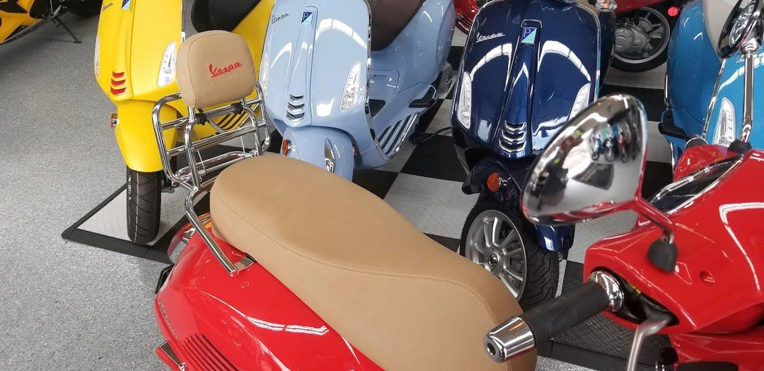 Vespa GTS 250 - 300 Matte Camel Tan Seat Cover