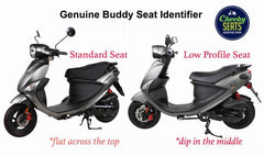 Genuine Buddy Black Tuck and Roll Padded Seat Cover
