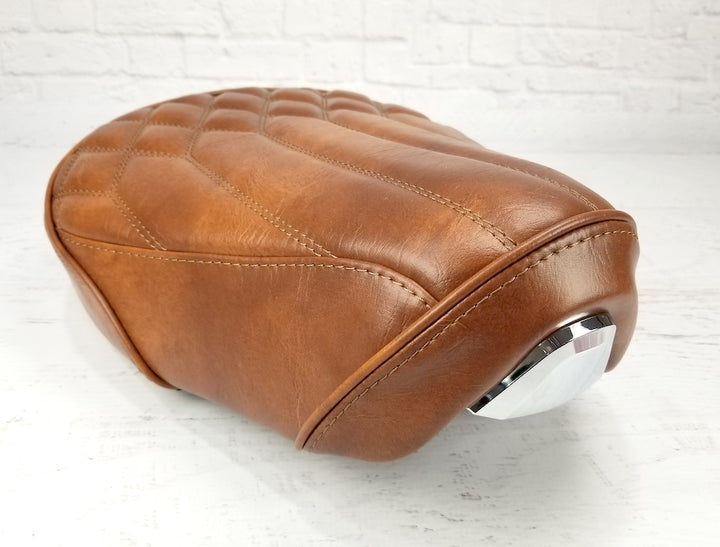 Honda Super Cub Chestnut Diamond Pleat Seat Cover