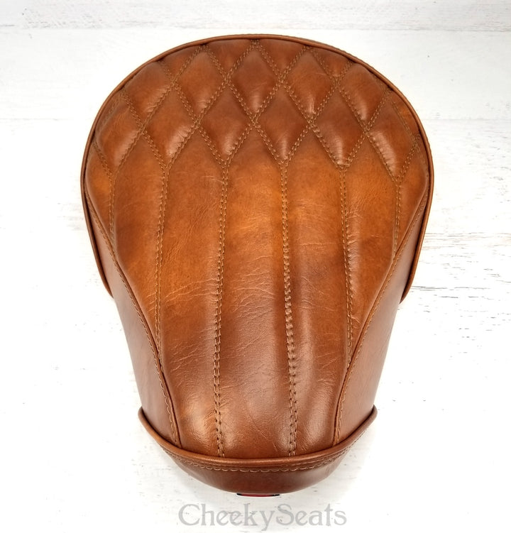 Honda Super Cub Chestnut Diamond Pleat Seat Cover