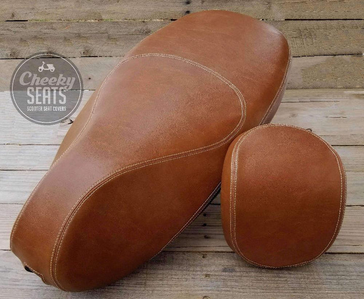 Vespa Sprint / Primavera Caramel Brown Seat Cover